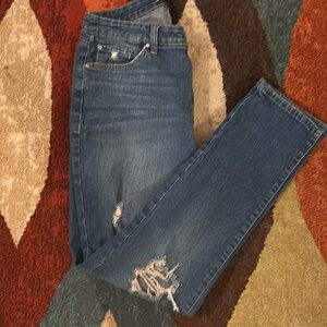 🎉HOST PICK🎉 INC International Concepts Distressed Curvy Fit Boyfriend Jeans